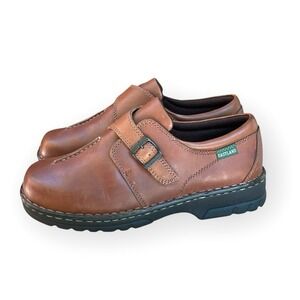 Eastland Syracuse Chunky Academia Buckle Strap Shoe Womens 12W Leather Comfort